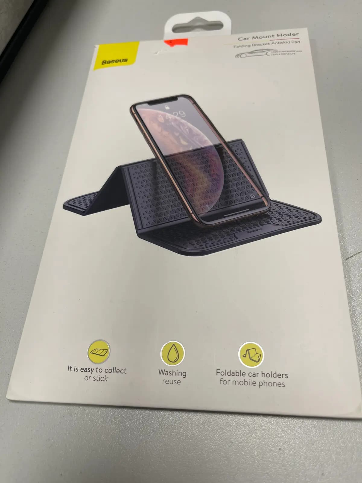 MOBILE HOLDER PAD CAR/BLACK BASEUS