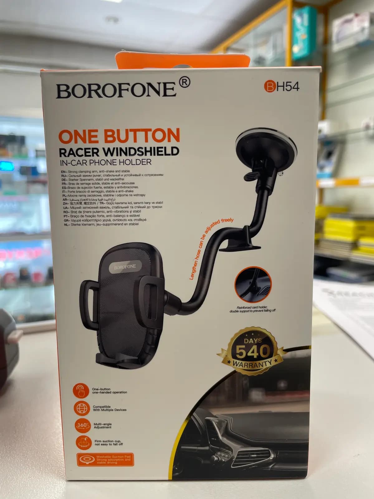 Automobilinis telefono laikiklis Borofone BH54