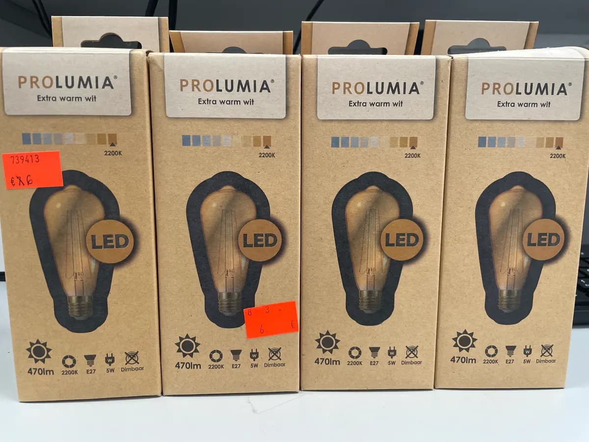 Prolumia LED lamp, peer, E27, 320°, filament 5W, 2200K ...