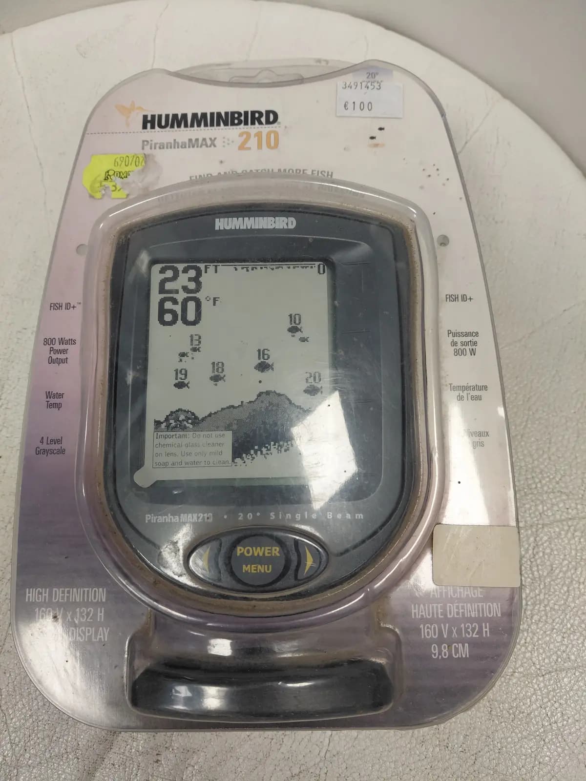 Echolotas Humminbird PiranhaMAX 210