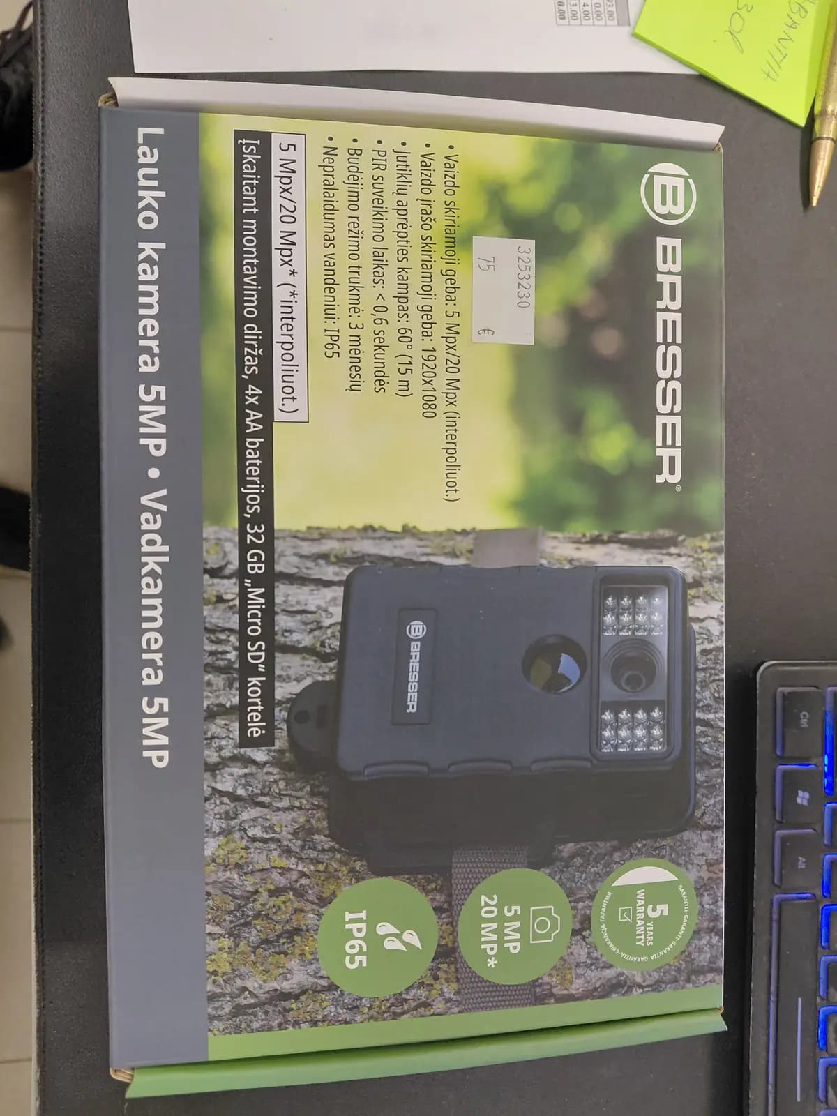 Lauko kamera BRESSER 5 MP Full-HD
