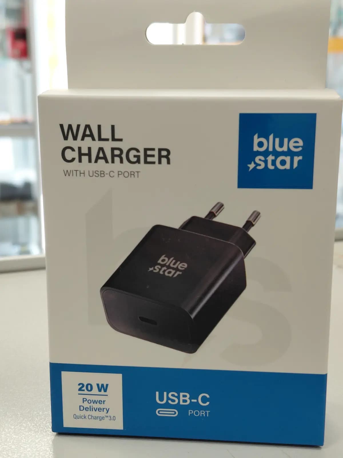 kroviklis Blue Star (TFB-TC-20W) Type-C 3A (20W) juodas