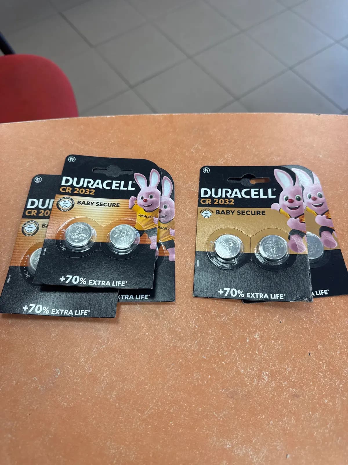 Baterijos DURACELL CR 2032