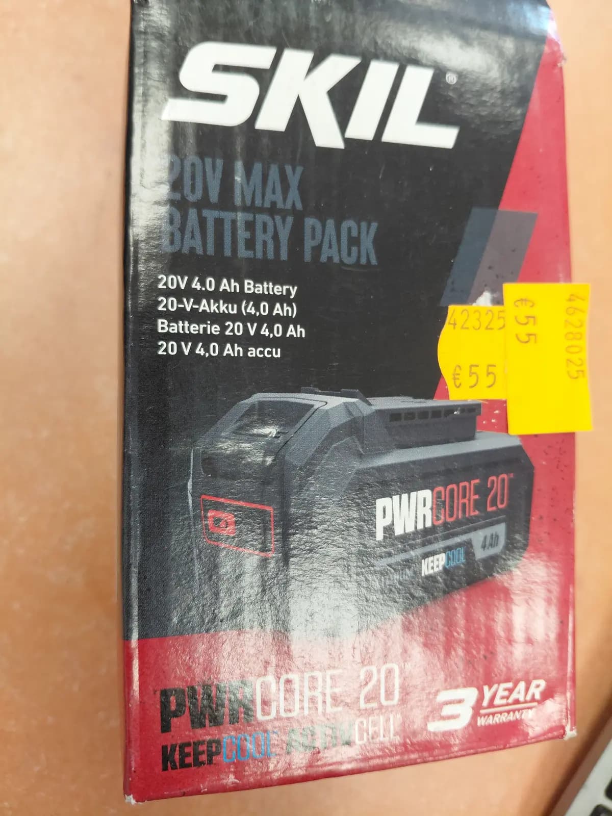 SKIL 20v MAX battery pack