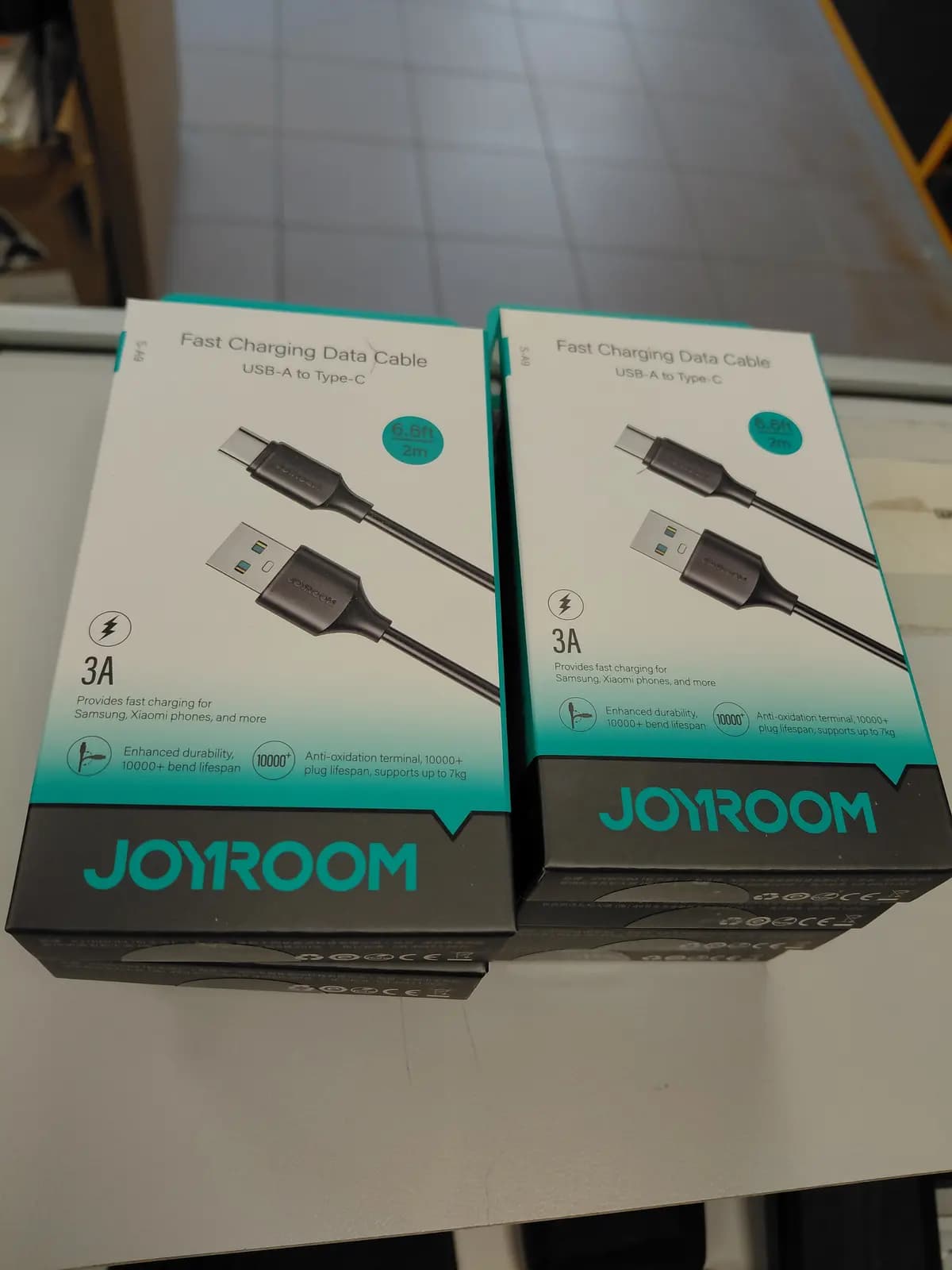 Kabelis USB-A/USB-C Joyroom S-UC027A9, 2 m, juodas