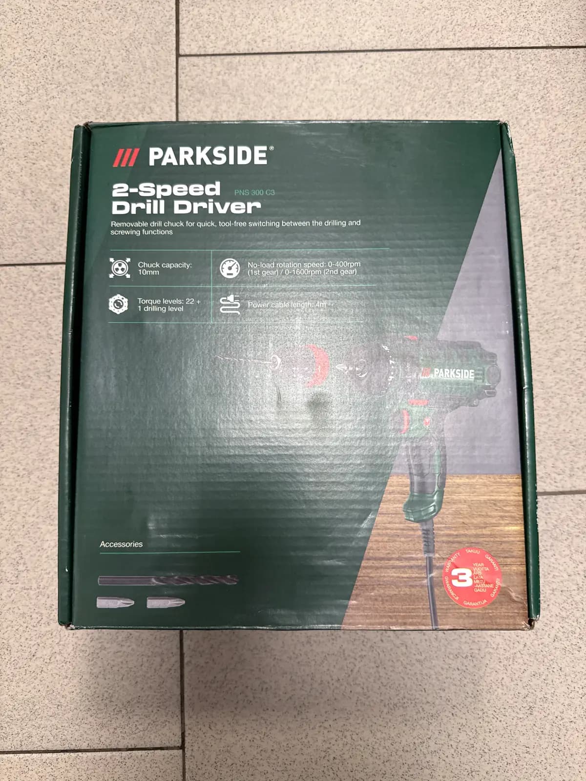 parkside drele ant laido
