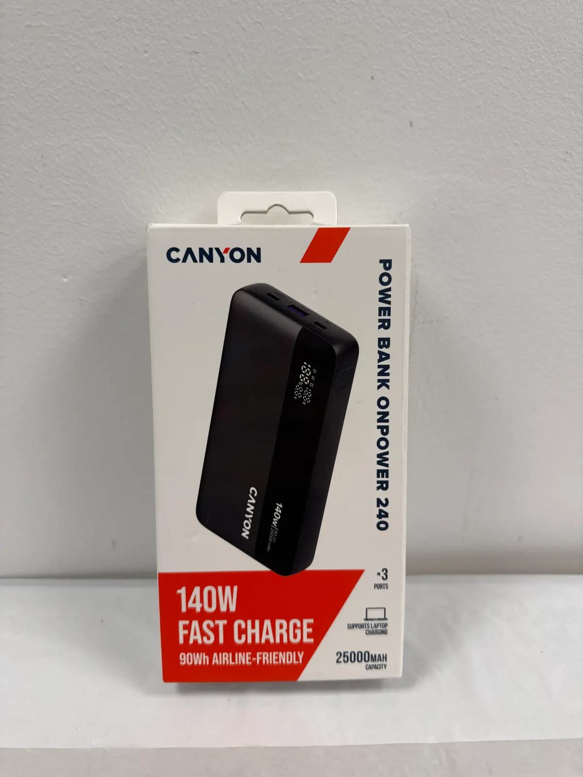Powerbankas CANYON 140W (new)