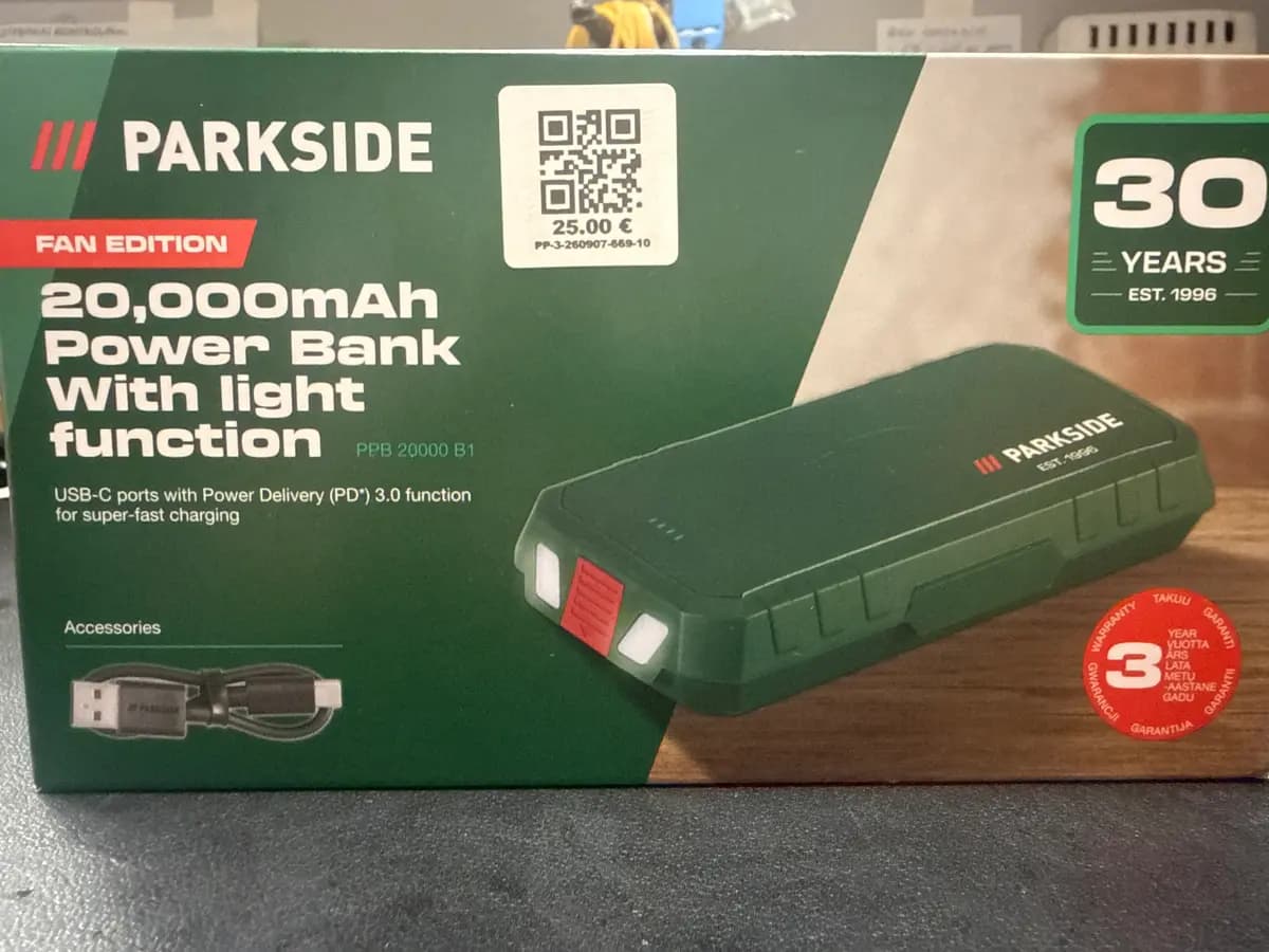 Parkside powerBank 20000mAc