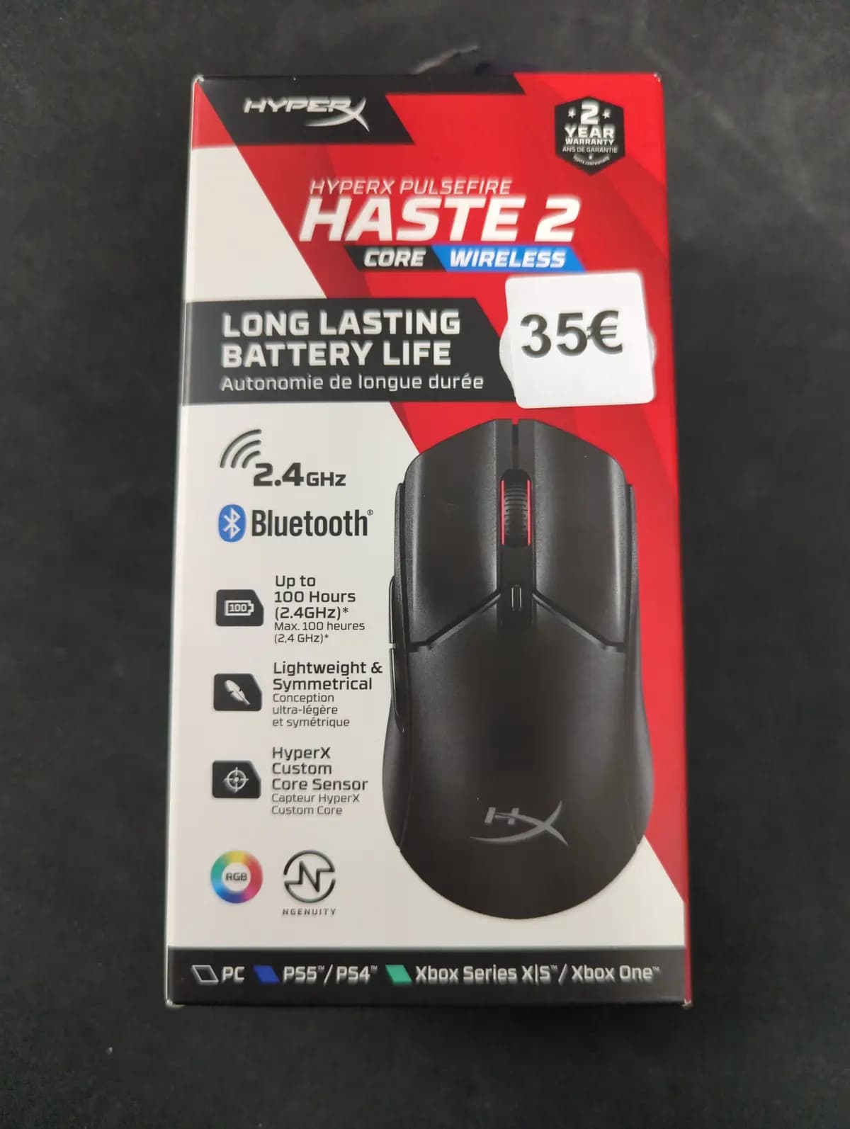 Pelyte HyperX Pulsefire Haste 2 Core