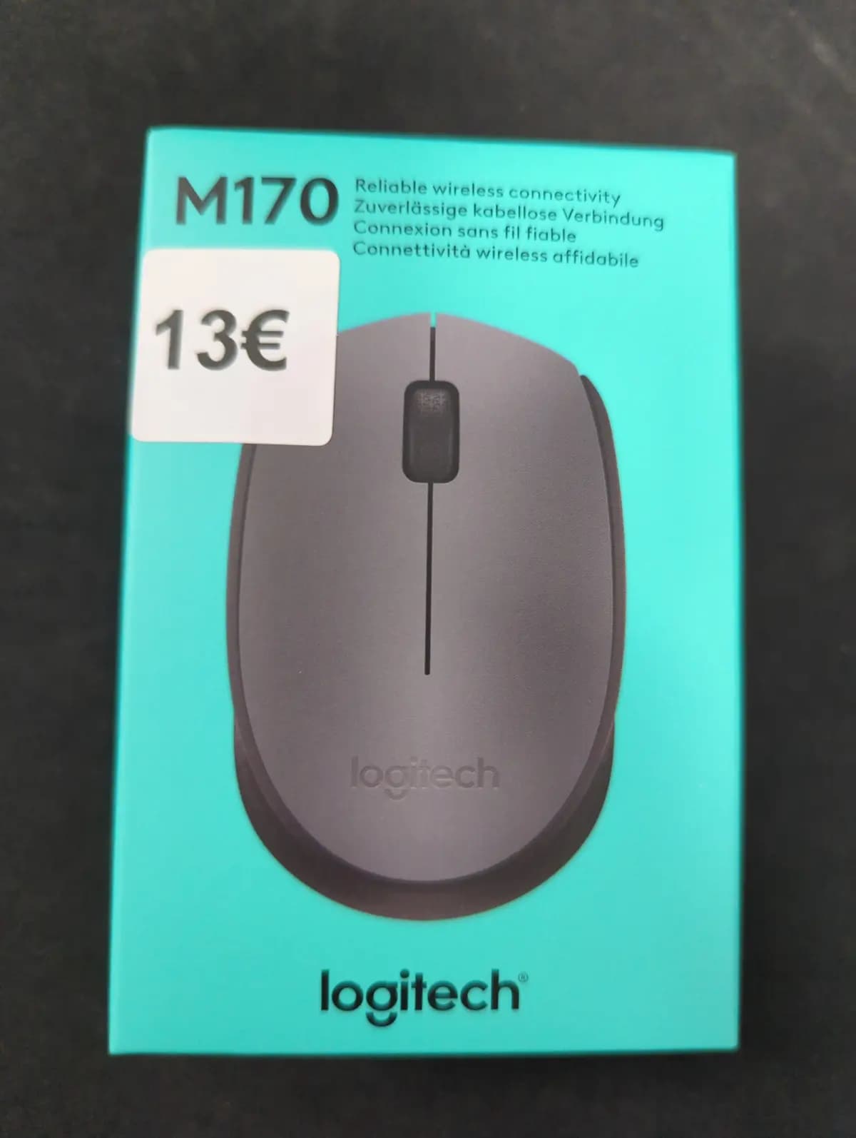Logitech | M170 | Wireless Mouse | Black, Grey
