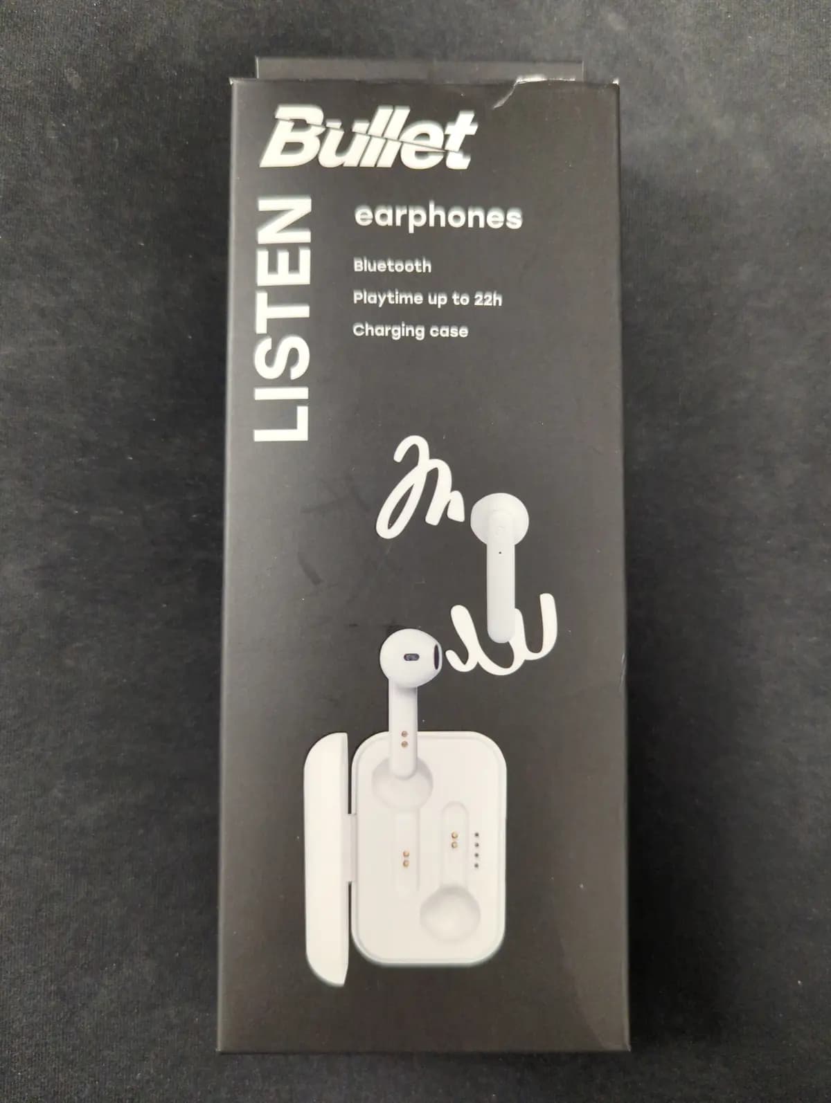 „Bullet“ belaidės ausinės su dėžute