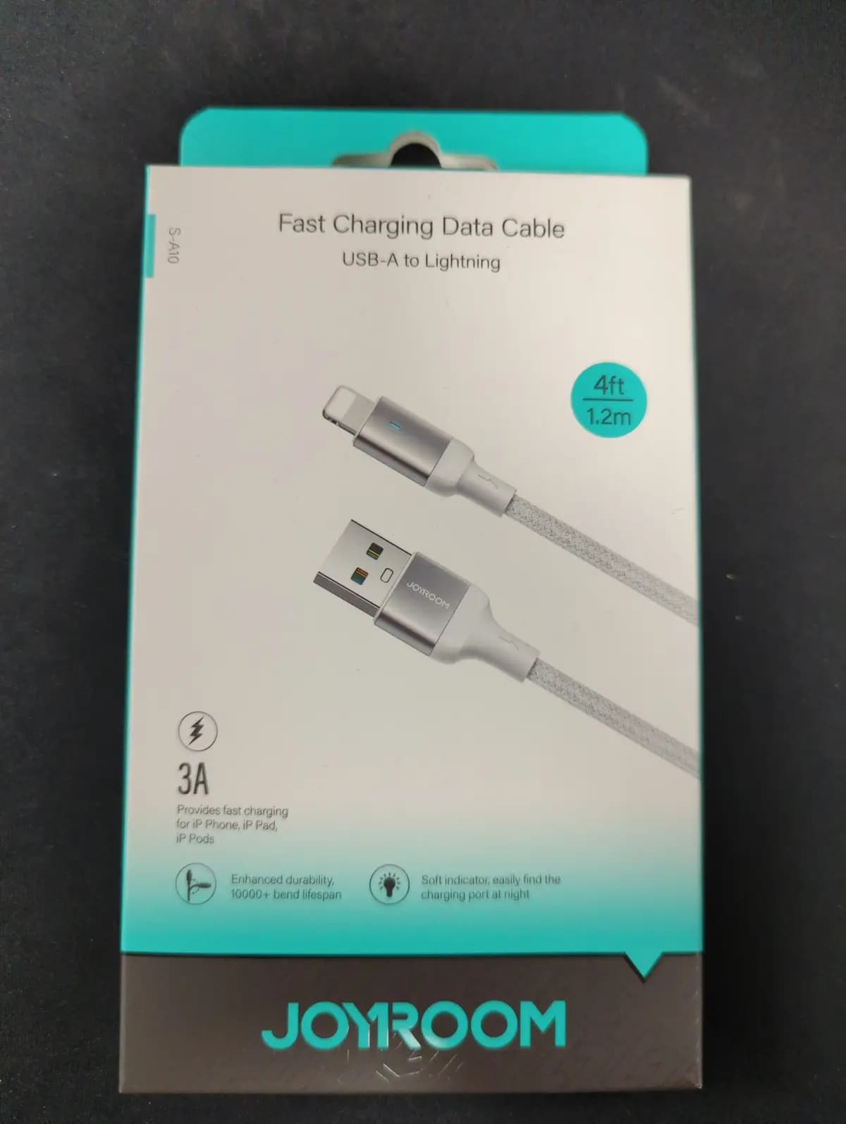 USB kabelis Joyroom S-UL012A10 USB to Lightning 2.4A