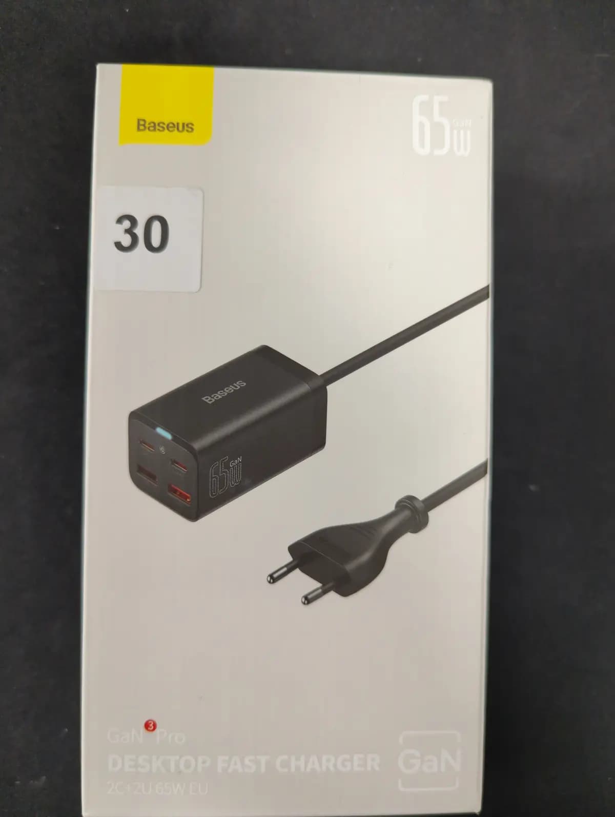 Mob.telefono tinklo įkroviklis BASEUS 65W