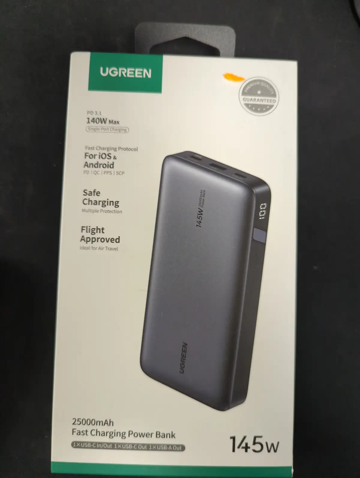 UGREEN 25000 mAh Powerbank 145W Two-way Fast