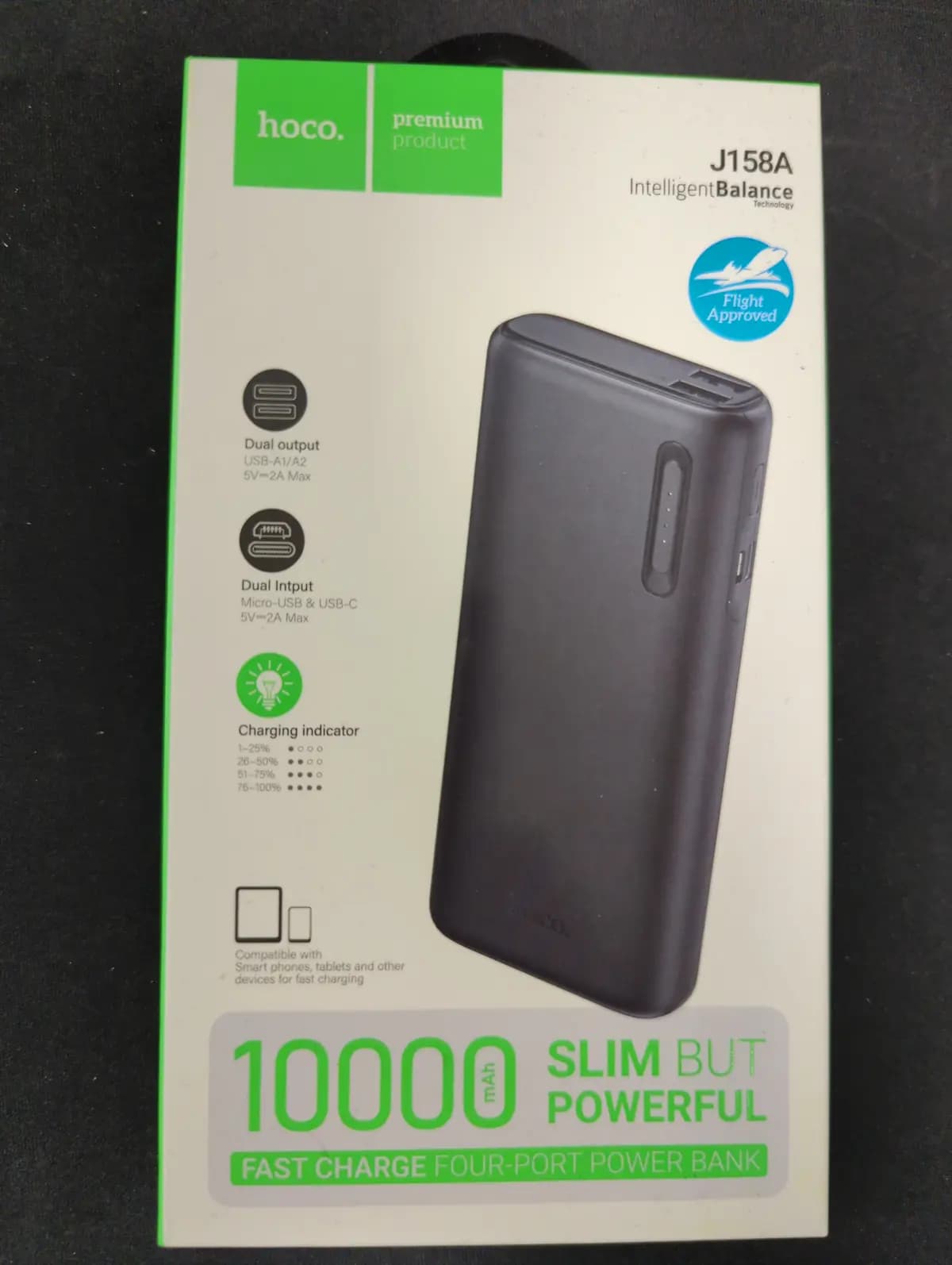 Nešiojamas įkroviklis HAVIT PB89, 10000 mAh, 2xUSB A, 12 W ...