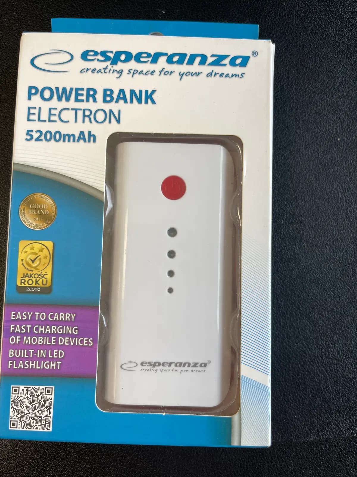 Esperanza Power Bank Electron 5200mAh Red