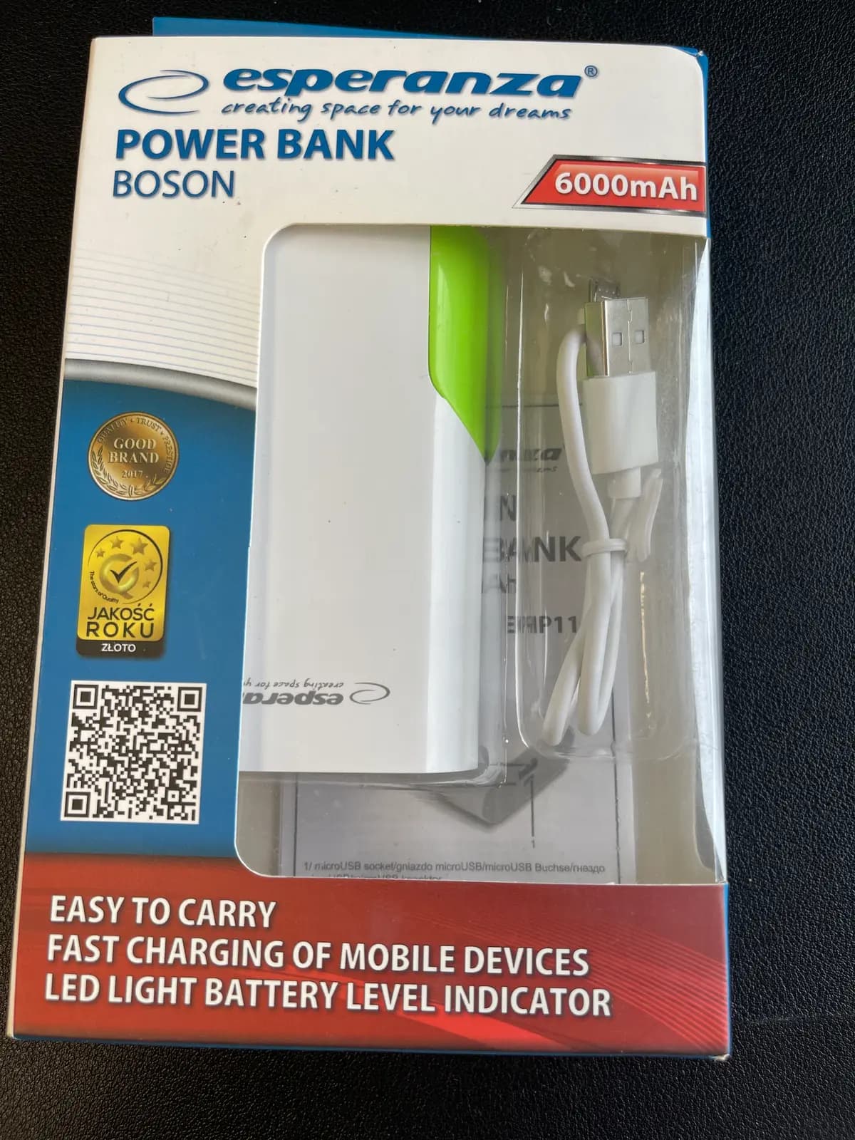 Esperanza Power Bank Electron 6000mAh