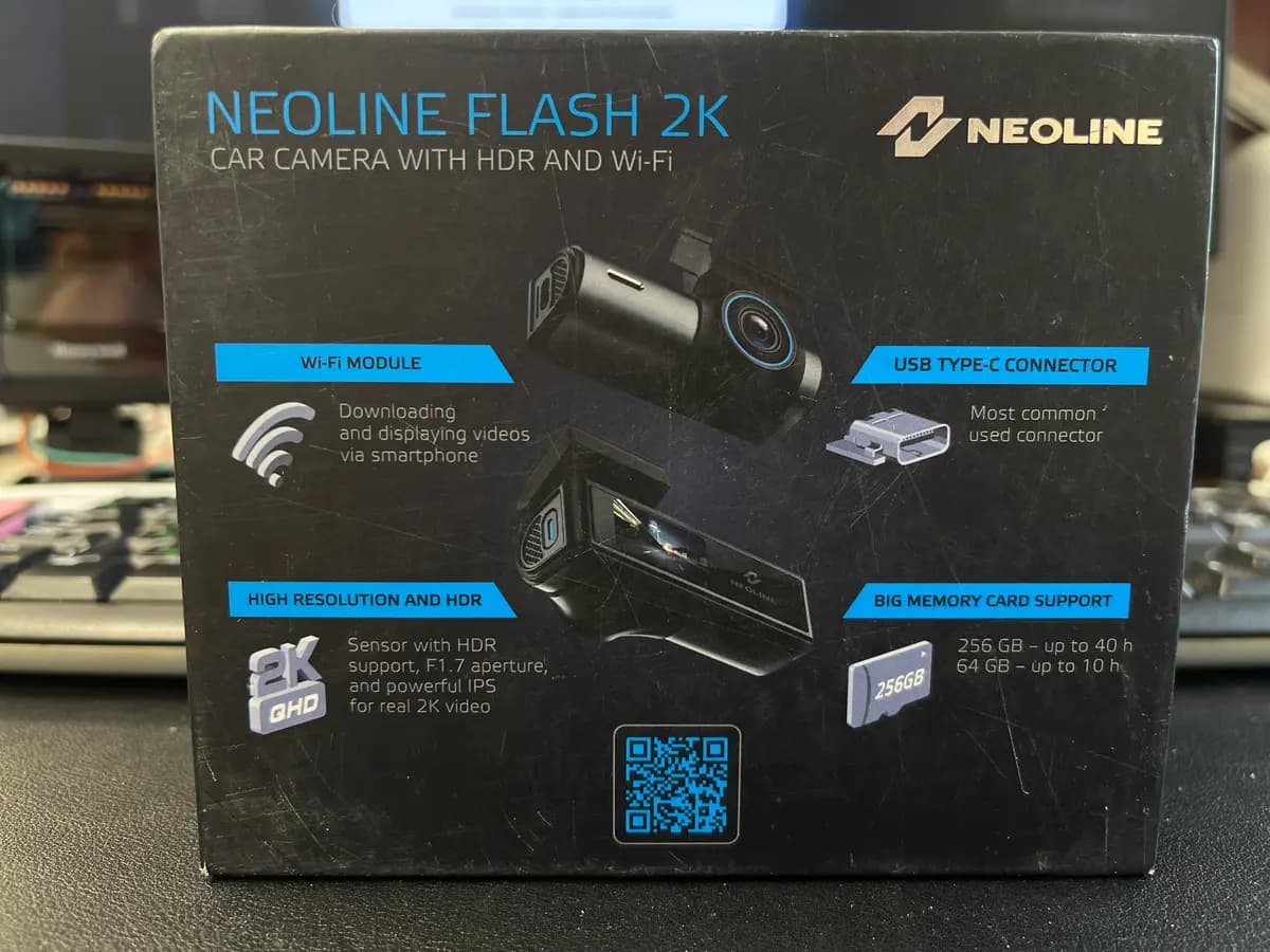 Vaizdo registratorius NEOLINE Flash 2K Dual