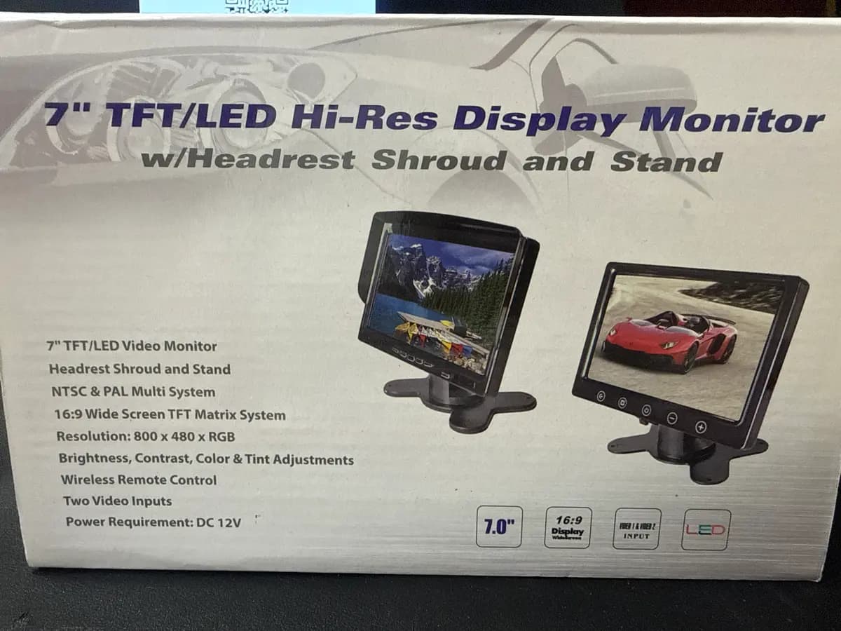 Automobilinis monitorius 7'' 12v