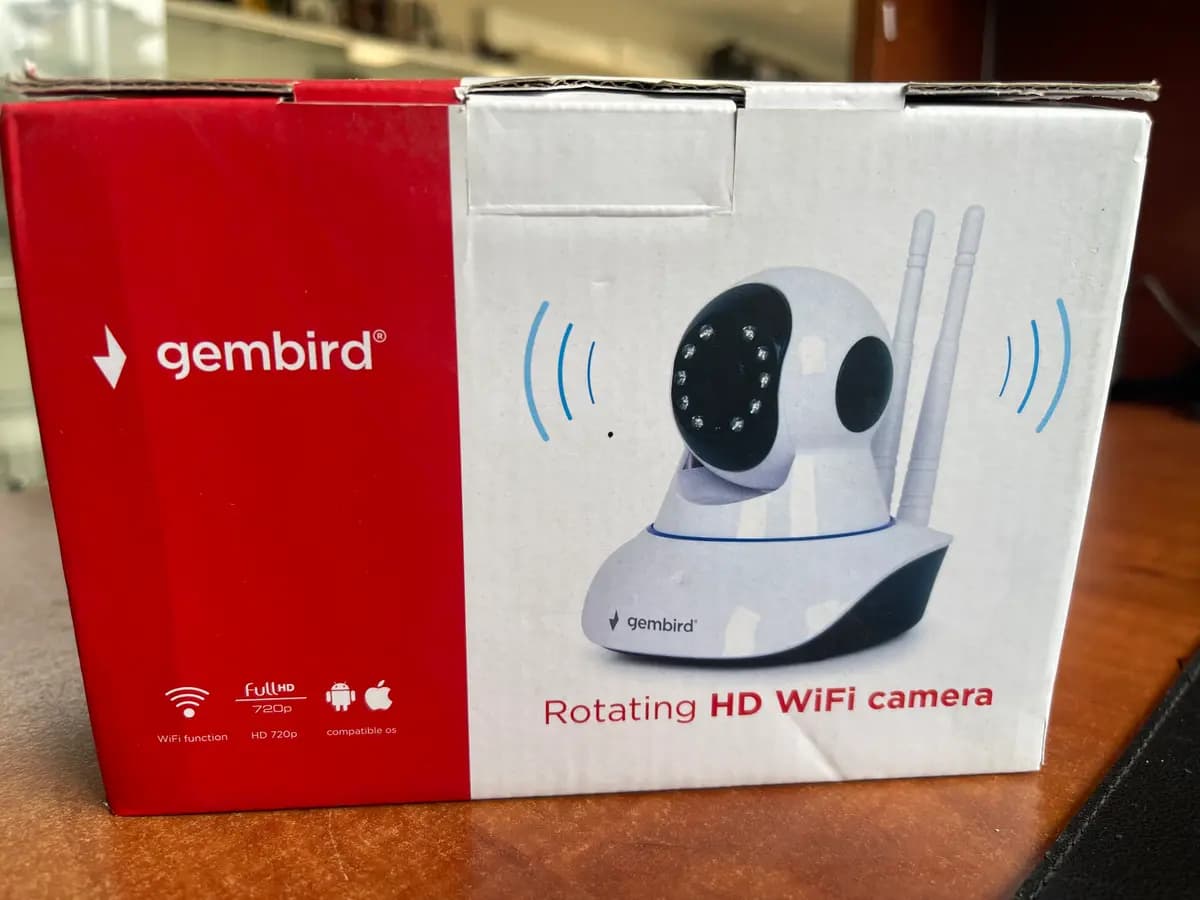 Nešiojama vaizdo stebėjimo kamera GEMBIRD ICAM-WRHD-01