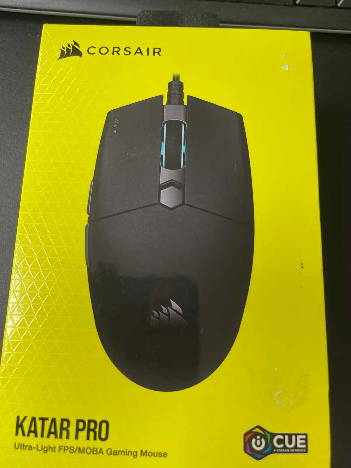 Žaidimų pelė CORSAIR Katar PRO RGB, juoda