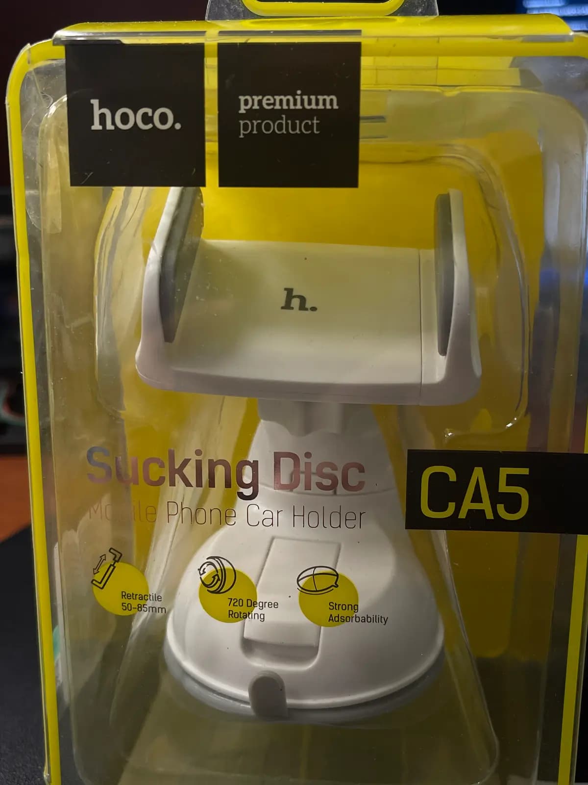 Auto laikiklis HOCO CA5 prie lango