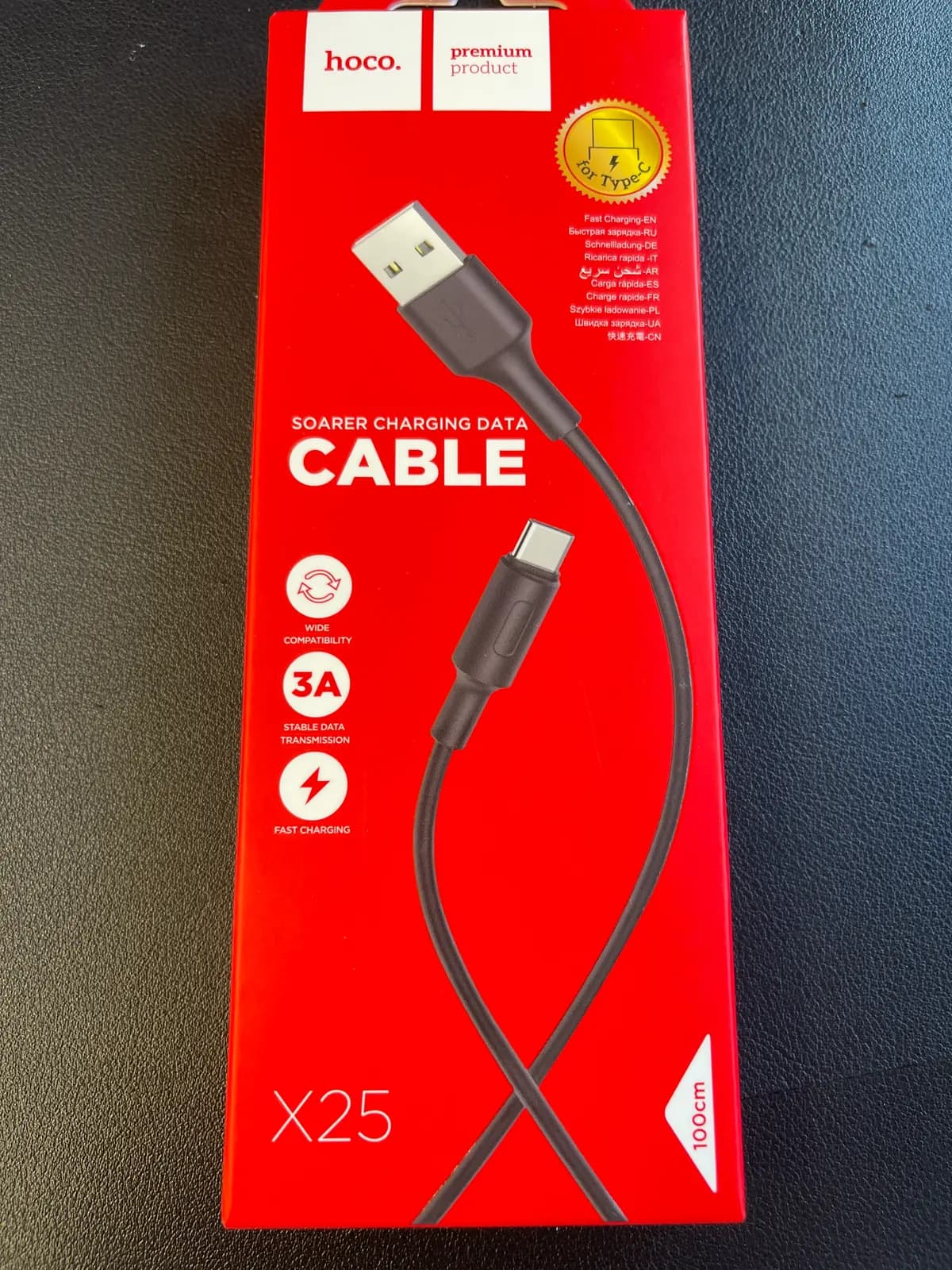 USB kabelis Hoco x25 usb-a-usb-c