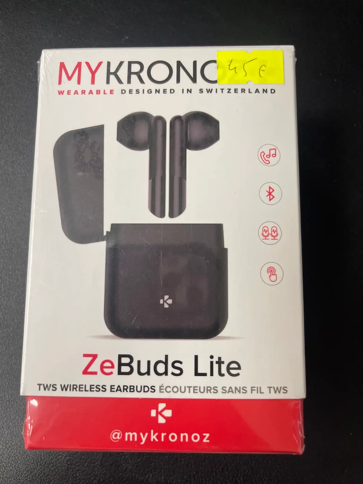 MYKRONOZ EARBUDS ZEBUDS LITE BLACK
