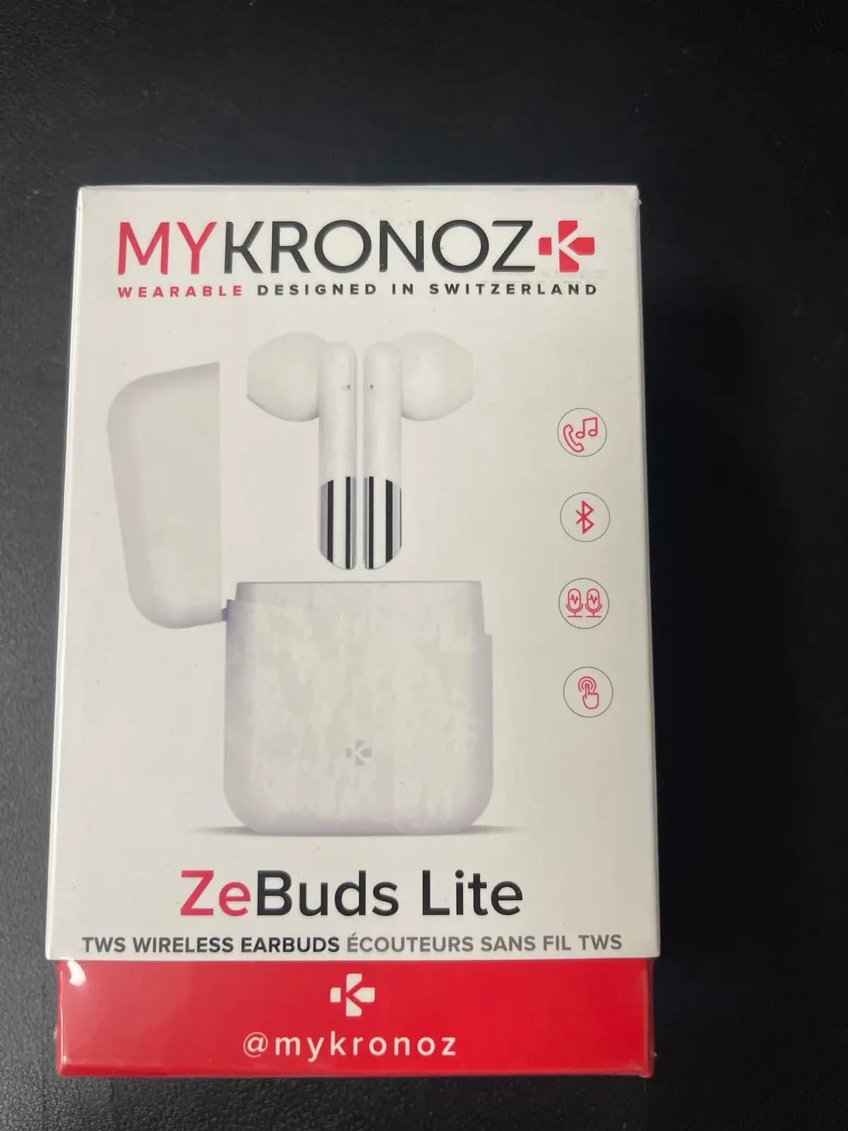 Ausinės (In-ear) MyKronoz ZeBuds White (Baltos)
