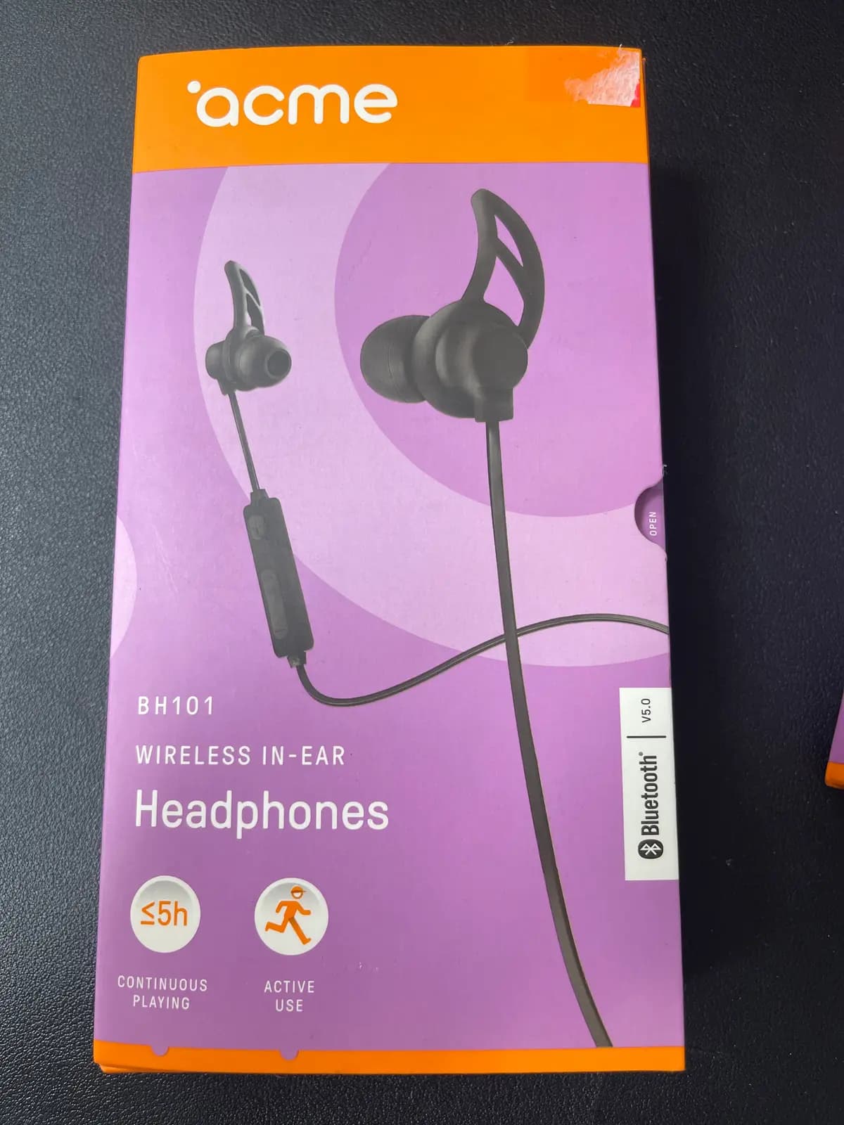 Ausinės Acme BH101 Bluetooth, Black