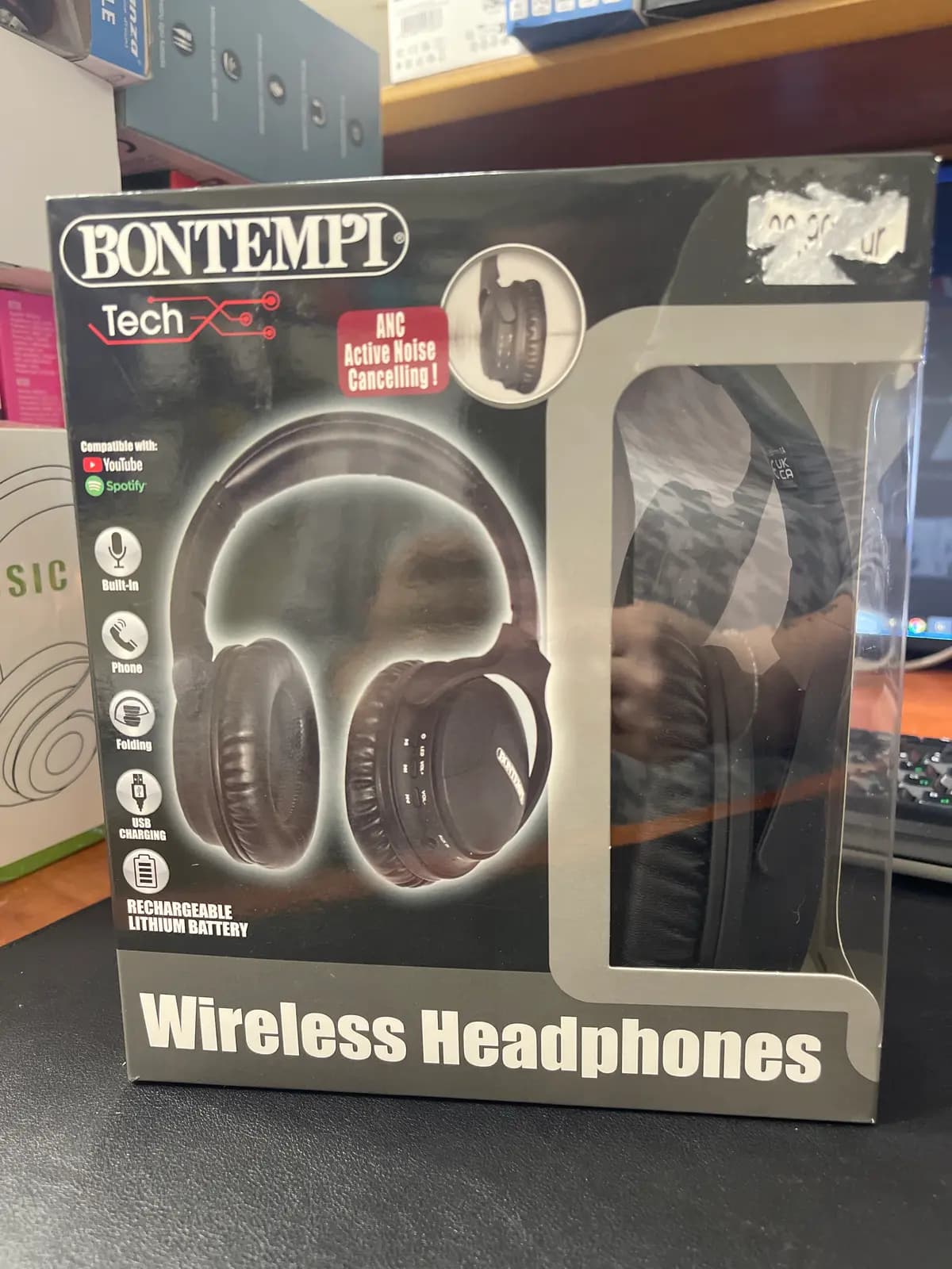 BONTEMPI TECH belaidės ausinės, 483010