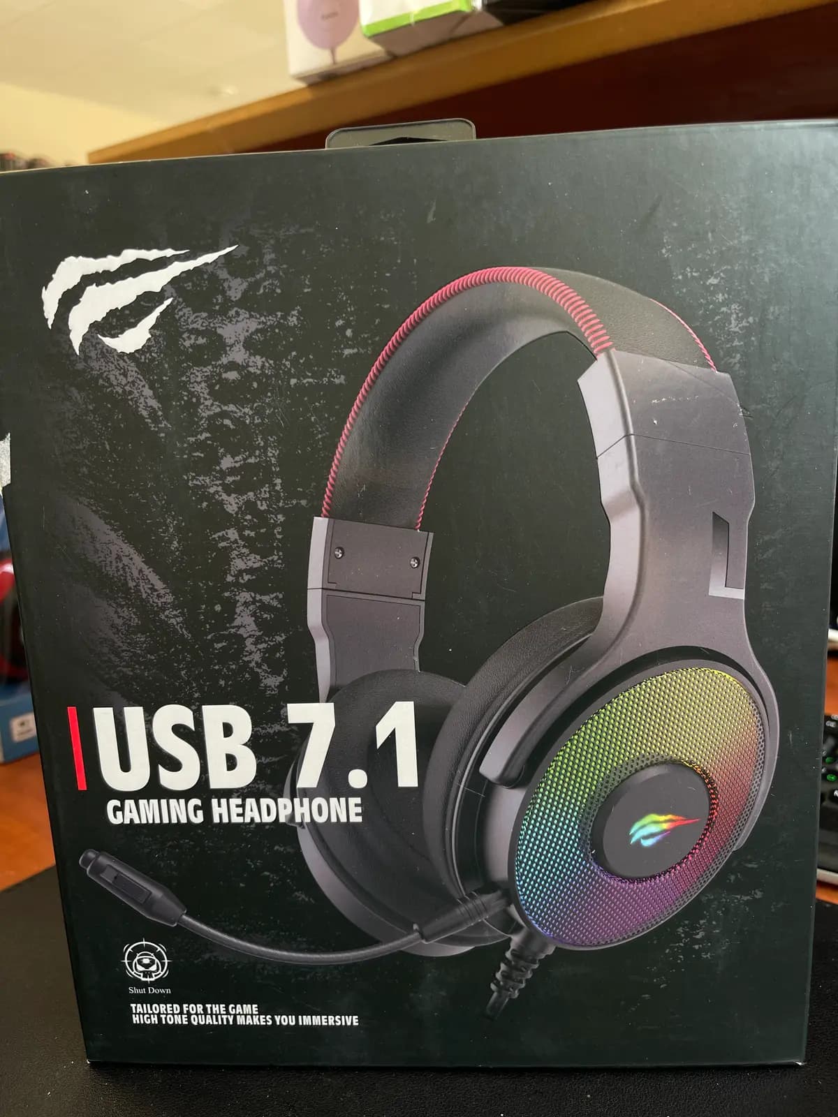 Žaidimų ausinės Havit H2028U Gaming Headphones, juodos