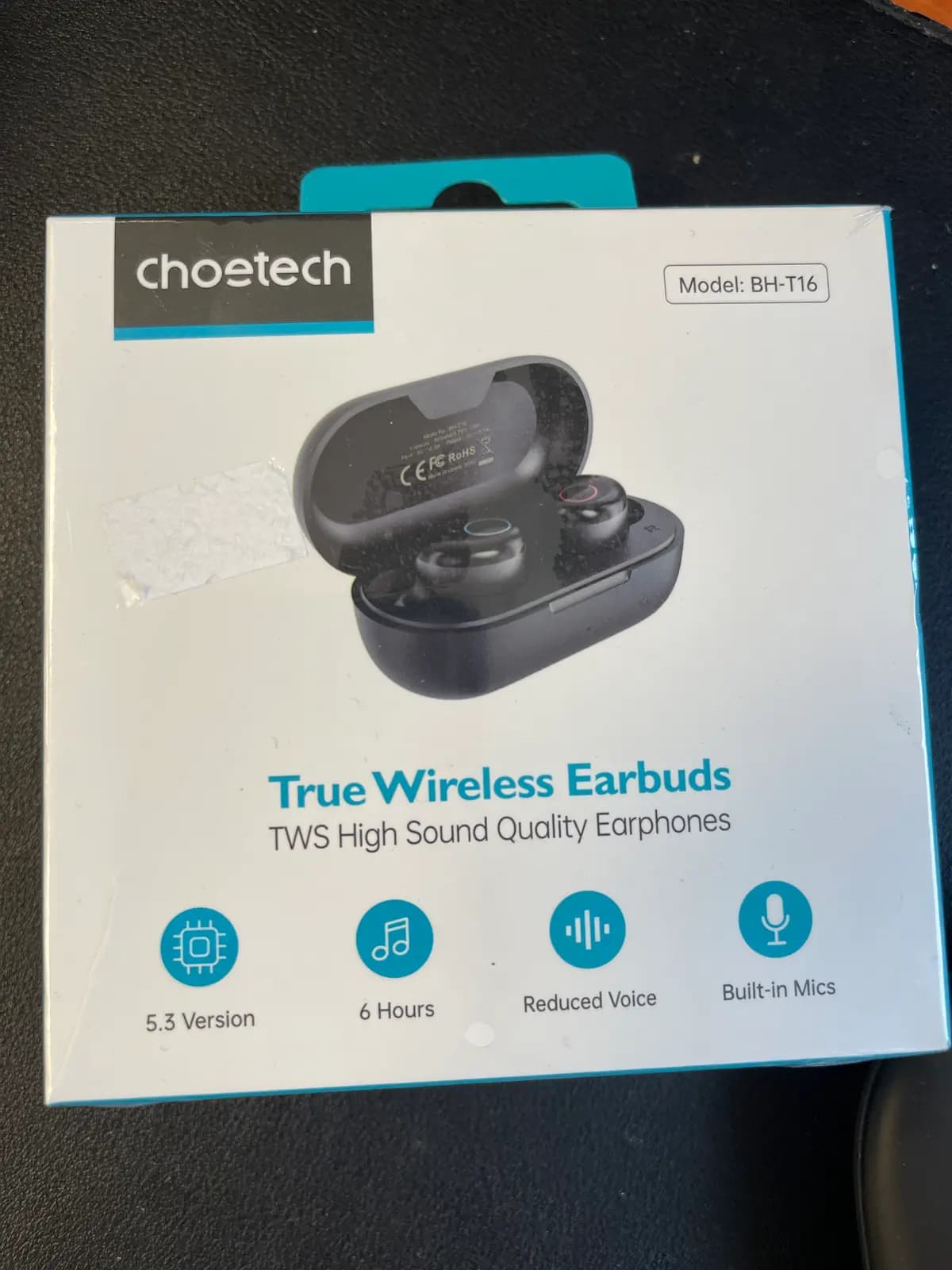 Belaidės ausinės Choetech BH-T16 Hi-Fi Bean TWS