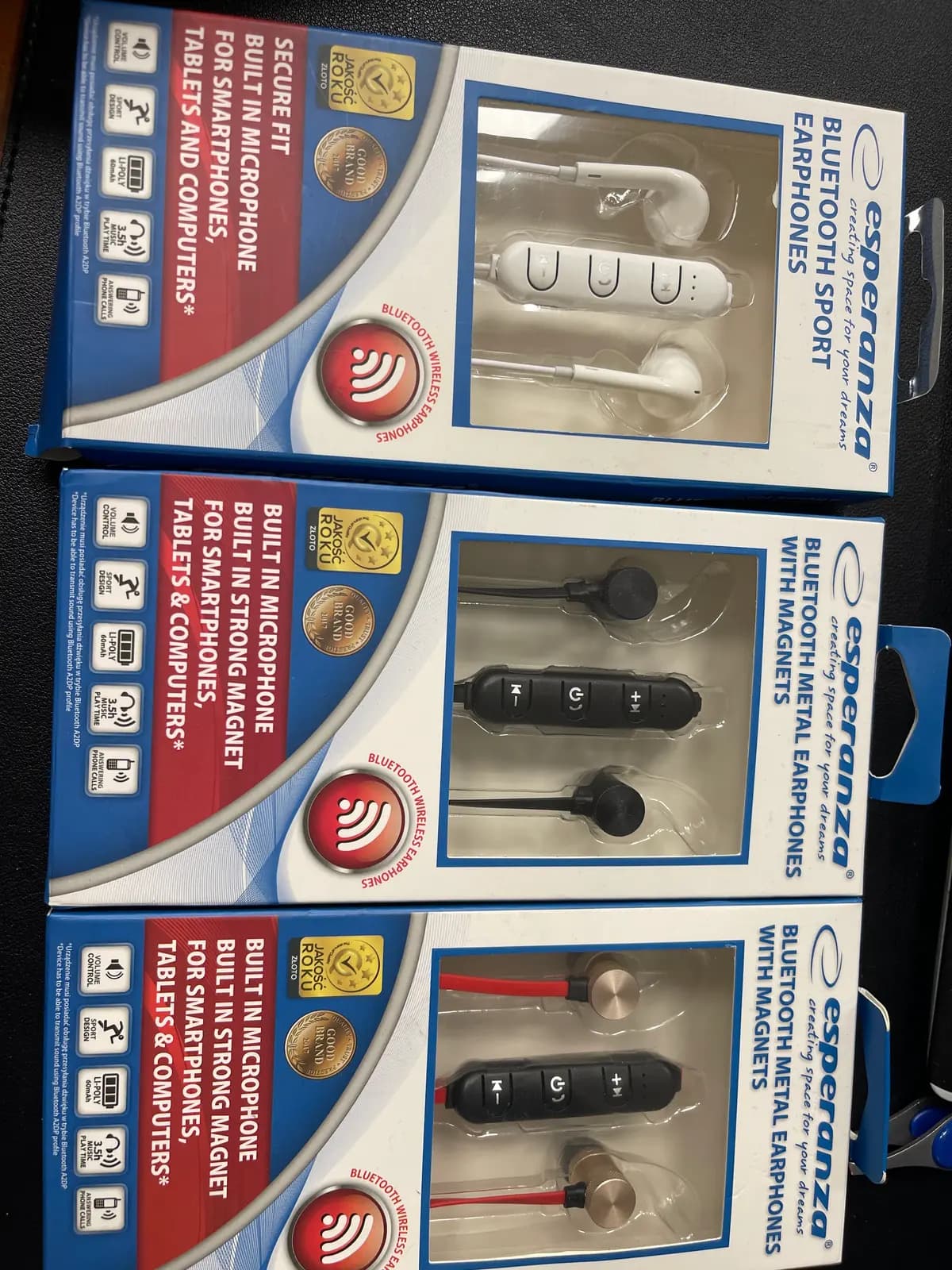 Ausinės Esperanza bluetooth assorti
