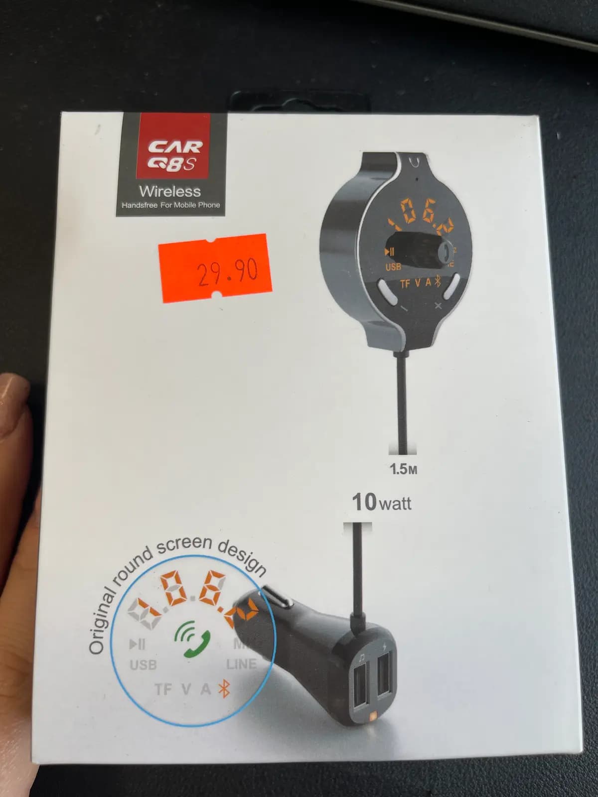 FM moduliatorius ikroviklis. bluetooth,aux,TF-card,microfonas