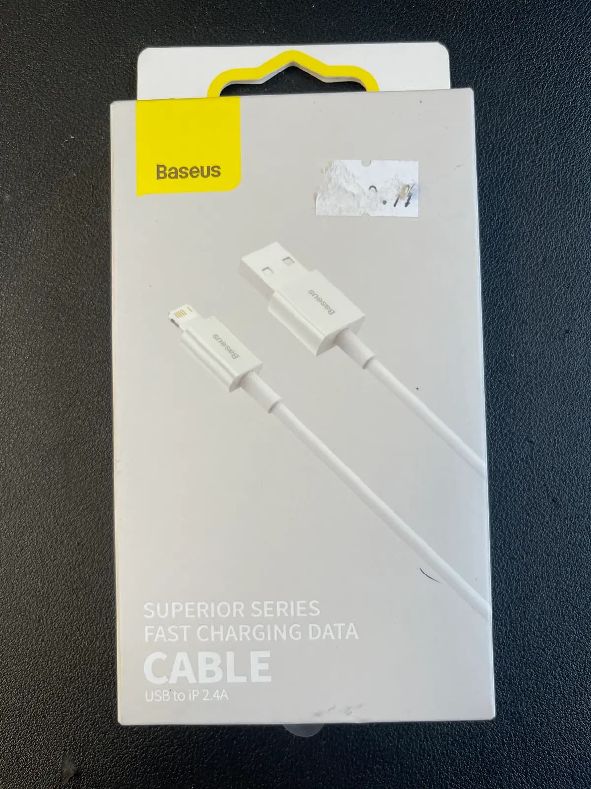 USB kabelis BASEUS LIGHTNING TO USB 1.5M/BALTAS