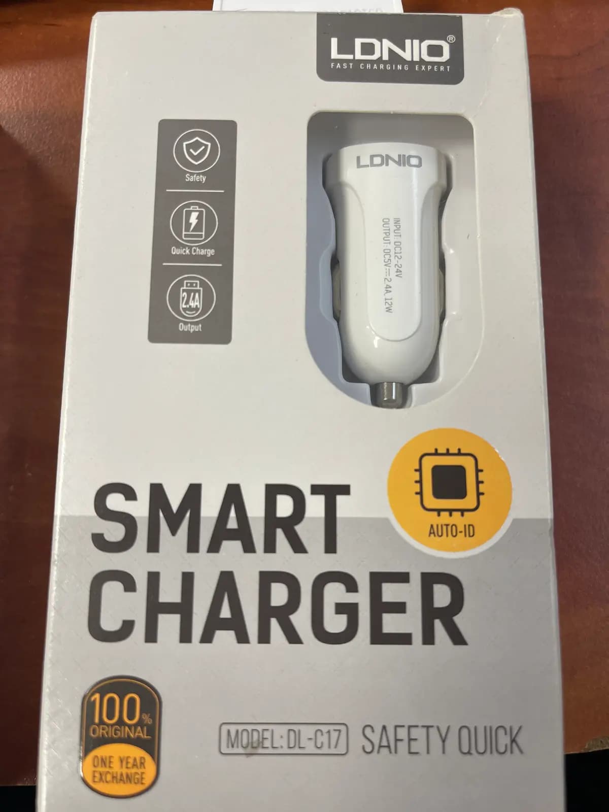 Car charger LDNIO DL-C17, 1x USB, 12W + Micro USB cable ...