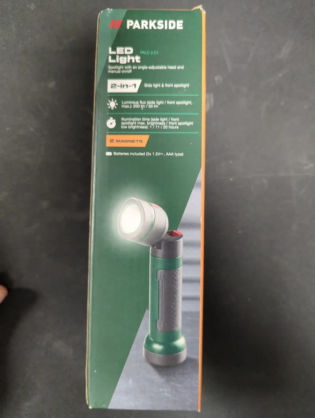 Parkside LED sviestuvas