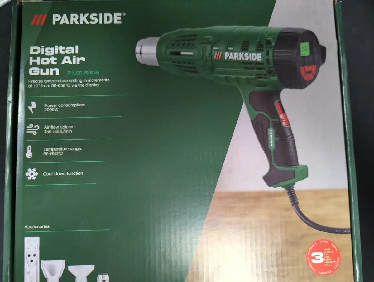 Parkside Karsto oro pustuvas