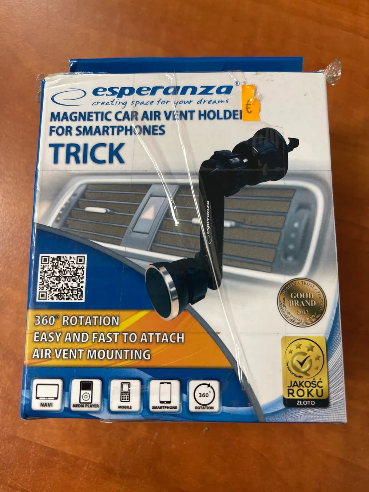 Telefono laikiklis Esperanza EMH130, magnetinis