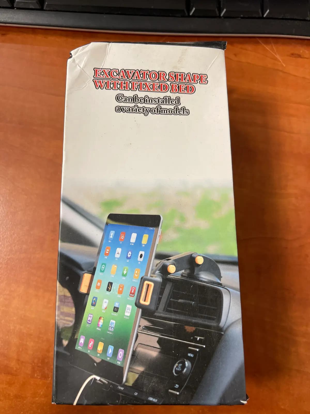Telefono laikiklis juodas