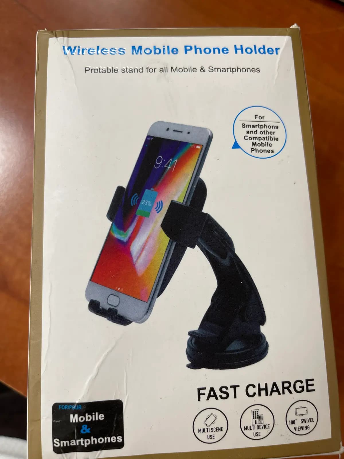 automobilinis telefono laikiklis, tvirtinamas prie ventiliacijos grotelių