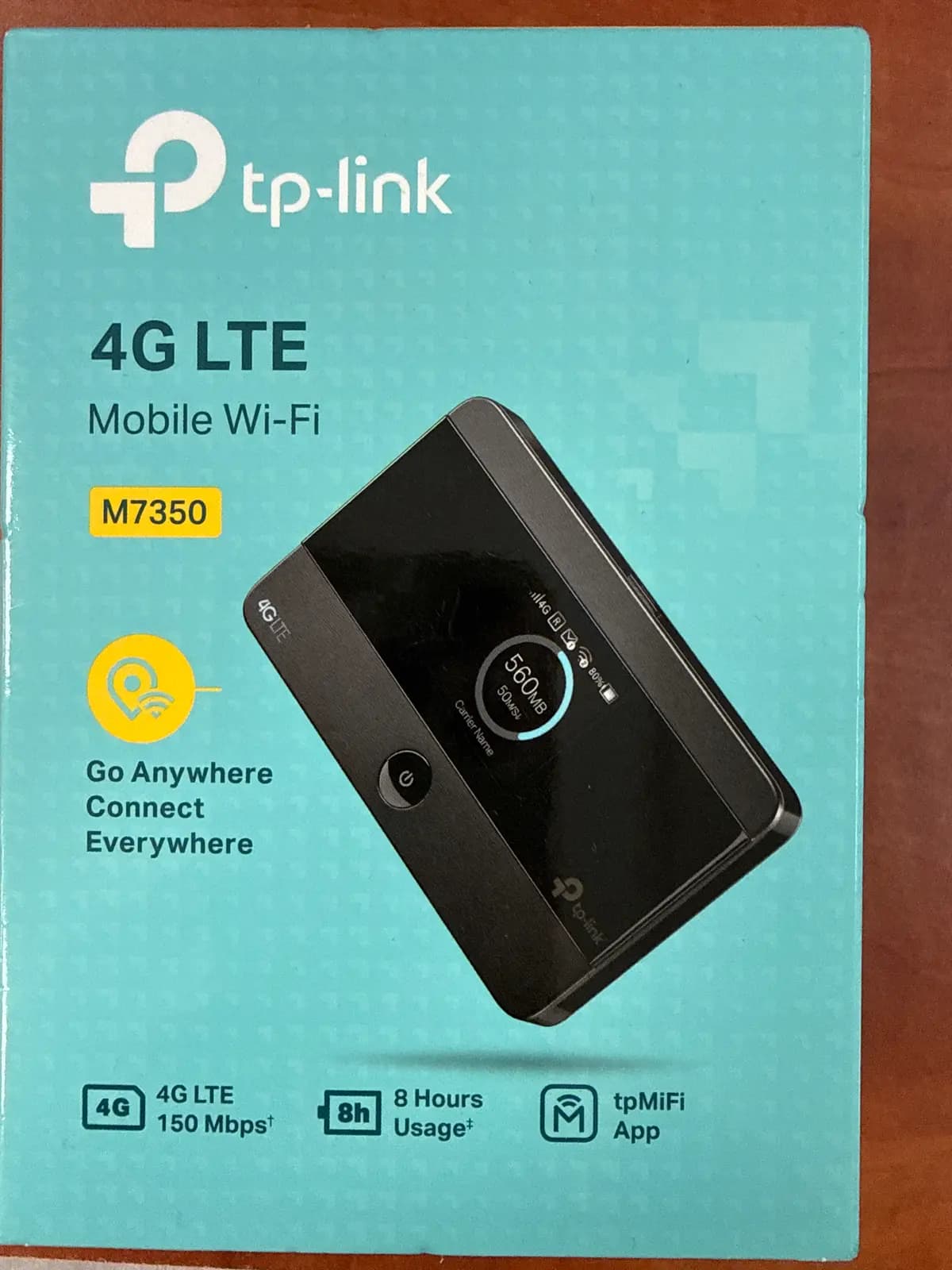 Router TP-LINK 4G LTE Mobile Micro SD Up to 32GB. 2000 mAh